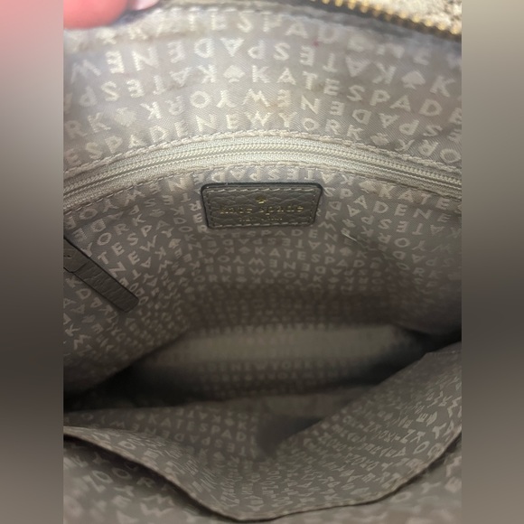 Kate Spade Grey Leather Crossbody - Picture 4 of 4